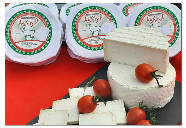 Queso de pasta blanda de leche de cabra Askibil - Bizkaia - Eusko Label